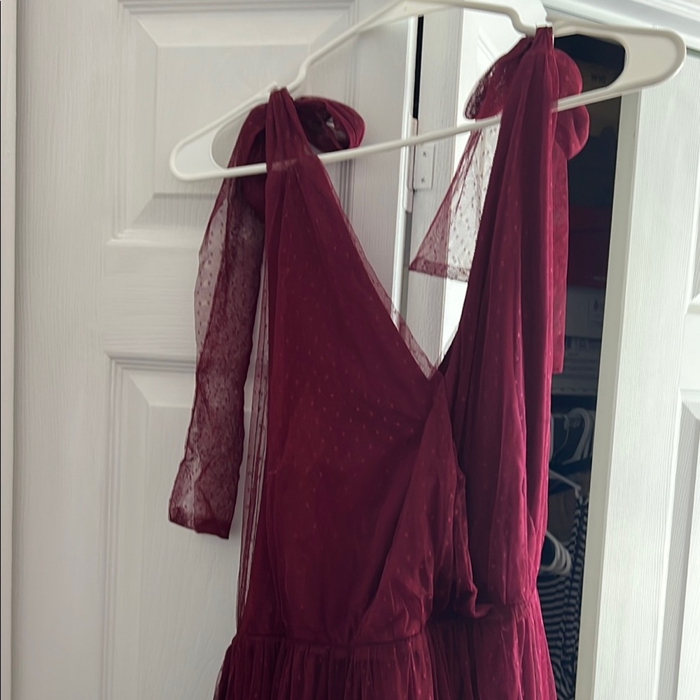 ARULA Deep wine Dress